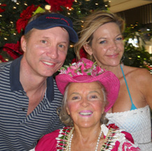 Golden Globe Winner Jim Burke, Patricia Bragg and Actress Christina Simpkins